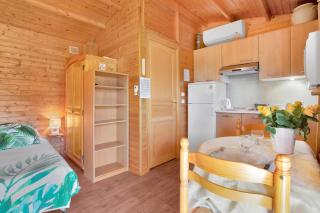 Joli Chalet en bois mésange bleu - 4
