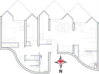 Appartement sur les pistes - 8 pers - 1