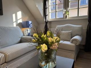 Ferienwohnung Quartier am weißen Gold Nr. 5 mit großer Dachterrasse - 0