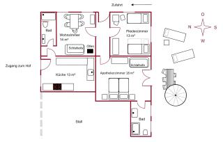 Der Flusshof, Scheunenwohnung - 9