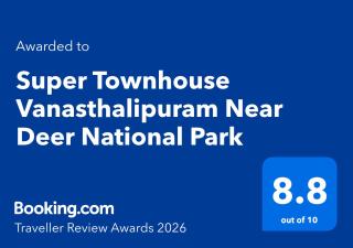 Super Townhouse Vanasthalipuram Near Deer National Park - 9