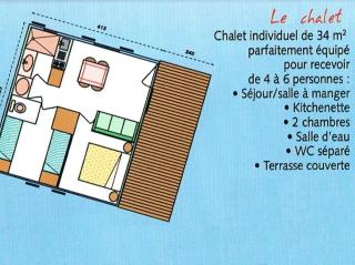 Chalet Fougère pour 6 prix semaine - 9