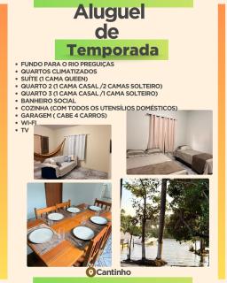 Casa de Temporada HM - Rio Preguiças ao fundo - 0