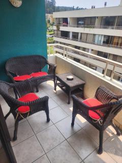 Comodo departamento en reñaca - 1