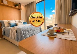 Breeze Residence 509 Prédio beira Mar do Bessa perto do Shopping Conforto e Localização Algodão Flats - 0