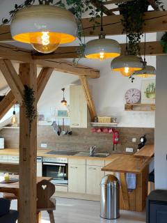 Haus mit Garten und Kamin - 1