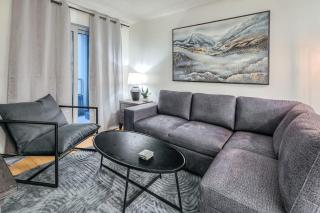 Downtown 1BR Condo with WFH Setup & Private Balcony - 4
