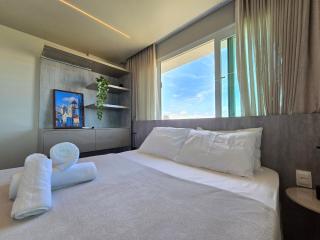 Aconchegante Quarto e Sala Vista Panorâmica do Mar - 9