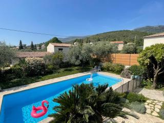 Villa Lou Soulas - Bas de villa avec piscine proche de Nice - 9