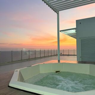 Lujoso Dpto Playa Priv, parqueo, piscina, jacuzzi, seguridad - 6