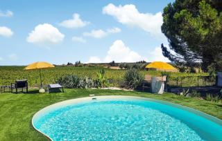 VILLA de CHARME avec piscine, sans vis à vis, vue sur les vignes et oliviers - 8
