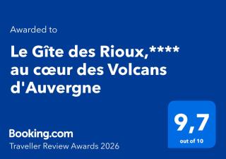 Le Gîte des Rioux,**** au cœur des Volcans d'Auvergne - 8