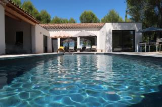 Villa design Mazanel, piscine, vue Mont Ventoux et plaine, climatisation - 9