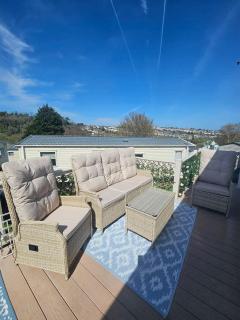 Luxury 3 bedroom caravan hobourne Devon bay with hot tub - 9