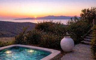 Cyclades hidden gem retreat with outdoor bathtub - Andros - 9