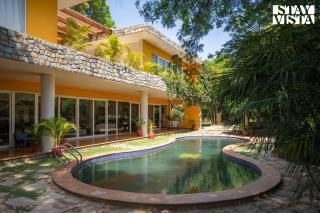 StayVista at The Hideout Farms with Lawn and private Pool - 6