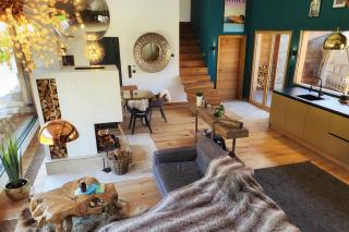 stylische Alpenlounge mit Pool, Blockhaus-Sauna und Jacuzzi für bis zu 12 Personen - 1