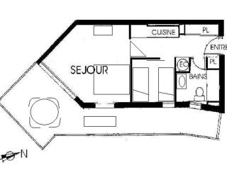T2 au Lavandou, accès plage, climatisation, parking, pour 4 personnes - FR-1-803-62 - Le Lavandou - 2