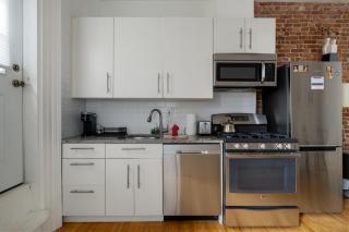 Stylish 1BR w Balcony & Laundry, 2 Mins Walk to PATH Train to NYC - 3