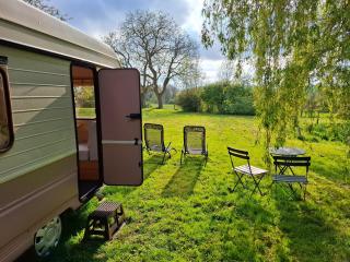 Caravane 'So Cute and Cosy' à la Ferme de la Chevêche - près de Namur - Ardennes - 2