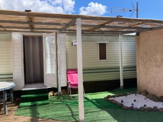 Mobilhome terrain privé cuisine d été Sud Corse - 9