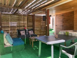 Mobilhome terrain privé cuisine d été Sud Corse - 8