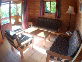 Chalet en forêt Piscine Aire de jeux Draps - 7