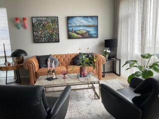 Stylish 2BR Apt Near Reykjavik with Balcony & Views - 0