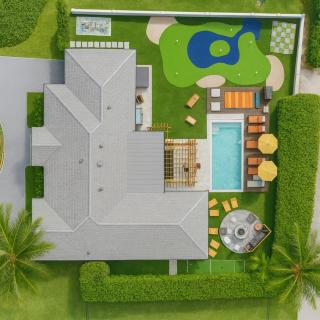 Saltwater Heated Pool, FirePit, Zen, Game Room with Outdoor Theater - 1
