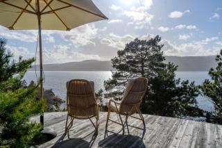 Pust Ut, Seaside cabin with fjord views & private terrace - 9