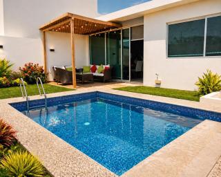 Lujosa villa en fraccionamiento Bnayar con 4 recámaras, alberca privada y Beach club - 4