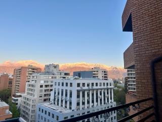 Excellent location and views Spacious 1 bedroom apartment with a sofa bed just steps from Costanera Center it features air conditioning and Wi-Fi and is situated between the El Golf and Tobalaba metro stations Free parking included - 4