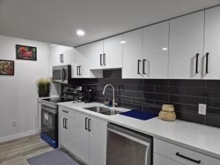 Edmonton Elegant 1BR Basement-Style Suite Sleeps 3 - 8
