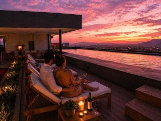 Apartamento Piscina Rooftop Hab dobles Vista Tower Esacalón - 0