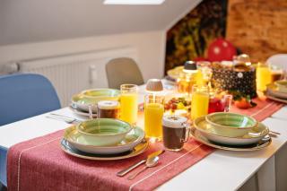 Nussknacker Suite - Ankommen & Wohlfühlen - viel Raum für 8 Gäste 3 Schlafzimmer Dachterrasse Freunde Familien Arbeiten 2 WC 120qm - 8