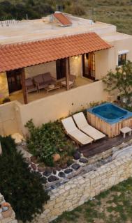 Seaview Villa Tsoutsouros Pool And Jacuzzi Orionas - 8