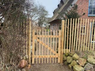 Entzückende Reetdachkate am Feldrand mit Kamin - 2
