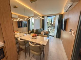 Apt Eco-Luxo Pé na Areia com Vista Mar 800m Centro - 9