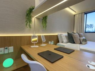 Apt Eco-Luxo Pé na Areia com Vista Mar 800m Centro - 1