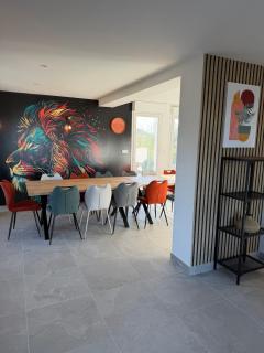 Gite en Champagne - Piscine intérieur et spa - 15 personnes - 5