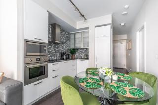 Green Modern 1 Bedroom 40Fl Condo with Balcony in Downtown - 5