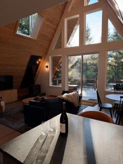 New Mt Rainier Aframe with Sauna and Hot Tub near White Pass - 1