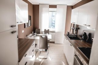 Große moderne Designer-Wohnung für Urlaub und Business - 3 Schlafzimmer, Küche, Büro, Terrasse und 2 kostenlose Parkplätze - 6