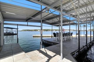 Cozy Digs Lake Lodge w/ 2 Decks, Game Room, Private Dock & Boat Slip - 1