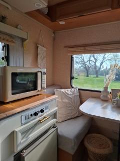 Caravane 'So Cute and Cosy' à la Ferme de la Chevêche - près de Namur - Ardennes - 8