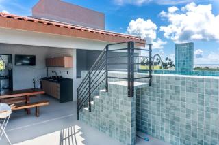 Villa Com Cobertura privativa, Piscina, Área Gourmet, Cervejeira, Smart TV, Churrasqueira, Home Office, 3 Banheiro, 2 Quartos - 7