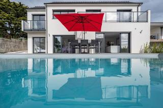 Villa avec piscine, vue mer, 200 m de la plage - 0