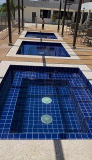 Apartamento Flat com vista das piscinas - 7