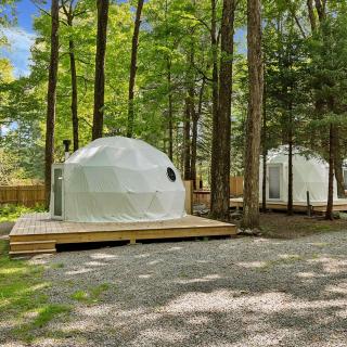 Scenic Mountain View Dome Retreat with Cozy Wood Stove in Lincoln, Maine - 1