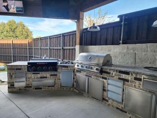 Spacious Lakefront Retreat House with 1100sqft Sports Bar Patio & Hot Tub Near Little Elm Beach, Little Elm, Texas - 1
